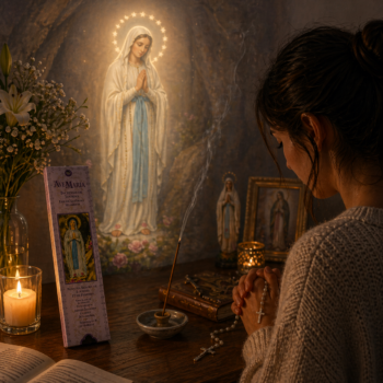 Encens - Vierge de Lourdes