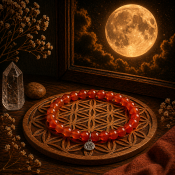 Bracelet en Cornaline – Confiance & Vitalité