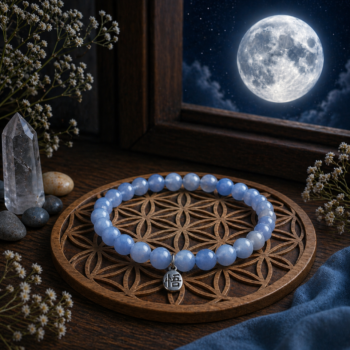 Bracelet en Jade Bleu – Calme & Clarté