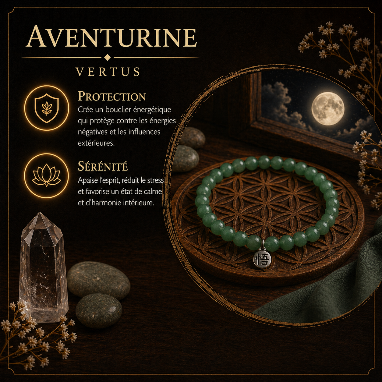 Bracelet en Aventurine – Protection & Sérénité – Image 2
