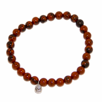 Bracelet en Obsidienne Acajou – Ancrage & Protection