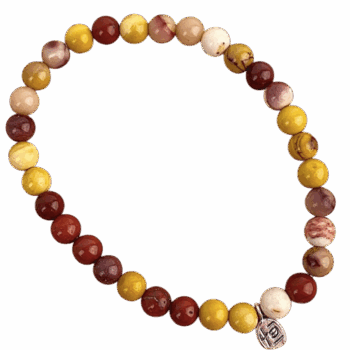 Bracelet en Jaspe Mokaïte – Protection & Équilibre