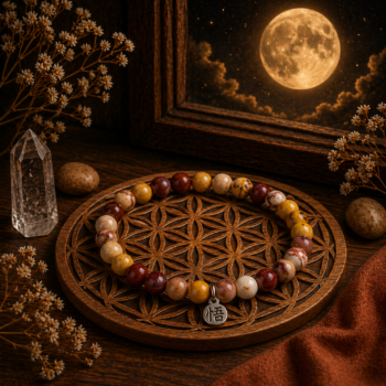 Bracelet en Jaspe Mokaïte – Ancrage & Élan de vie