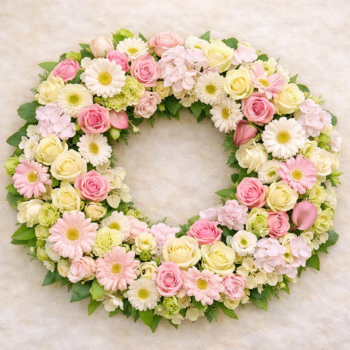 Couronne florale élégante (Réf. L08)