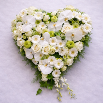 Coeur floral élégant (Réf. L07)