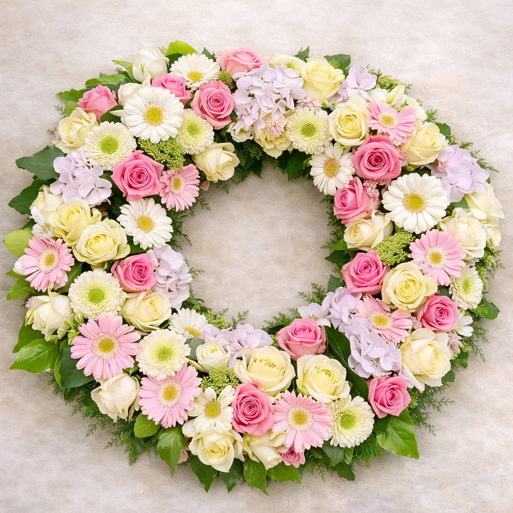 Couronne florale élégante (Réf. L09)