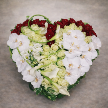 Coeur floral élégant (Réf. L03)