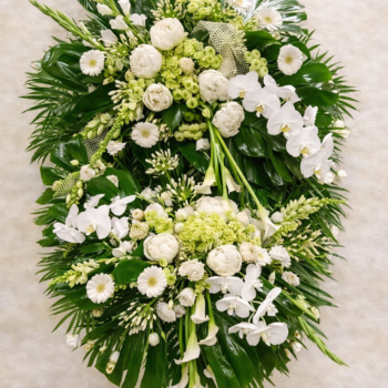 Couronne florale à "2 têtes" (Réf. XL03)