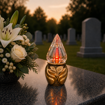 Lanterne en BRONZE AVEC FLAMME