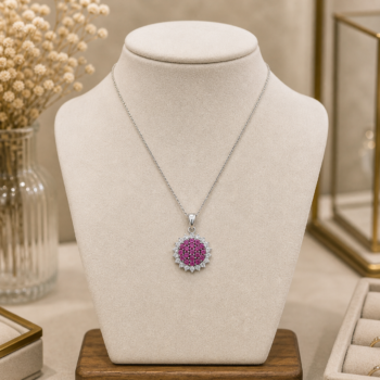 Pendentif en forme de rosace