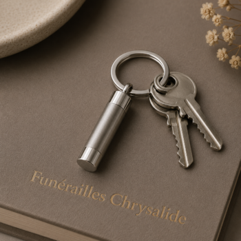 Porte clé avec fiole