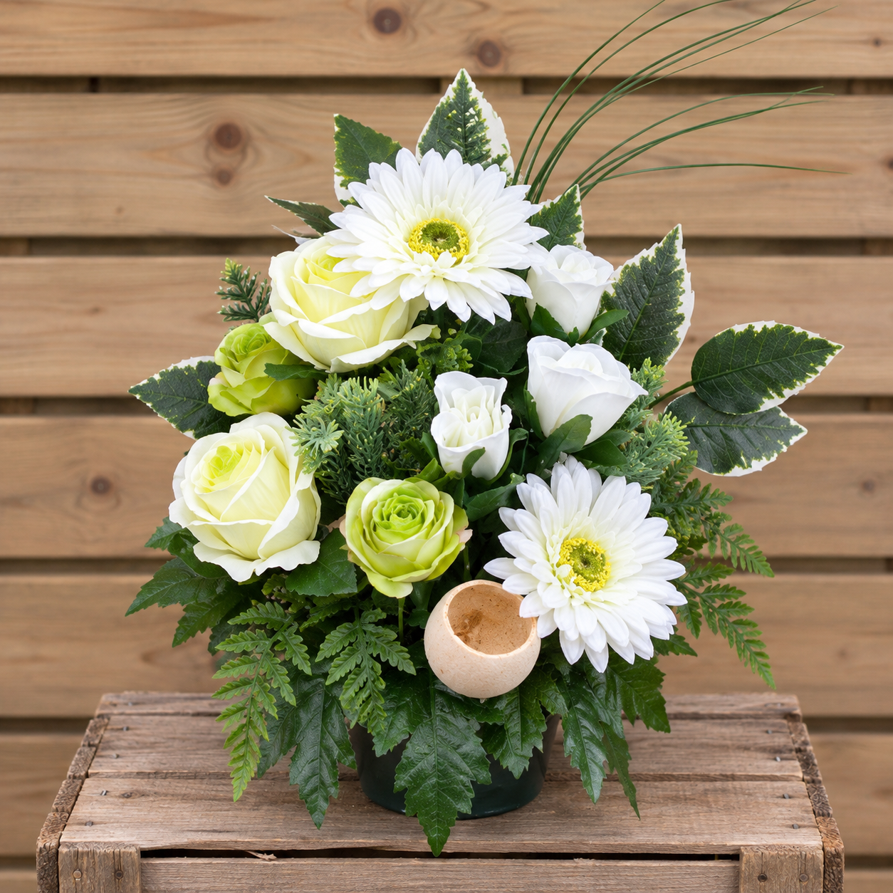 Rond Rose/Gerberas