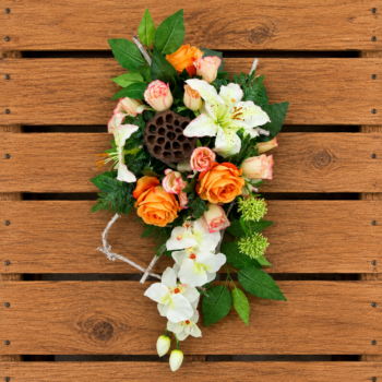 Gerbe Roses/Orchidées